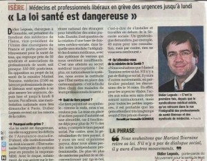 Loi de santé dangereuse Didier Legeais